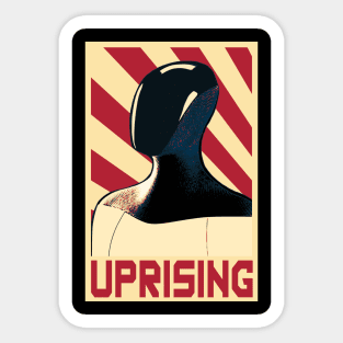 Tesla Bot Uprising Sticker